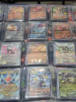 25 Pokemon Holo Rare Card Lot Official TCG Cards 1 Pokemon EX / V No Duplicate - Image 2