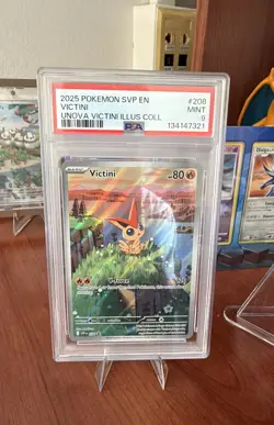 Victini 208 Sv: Scarlet & Violet Promo Cards Holo Psa 9 - Image 1