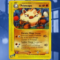 Pokemon Primeape #29/147 Rare Aquapolis Set Card ☆LP/Near-Mint☆ See Photos - Image 1