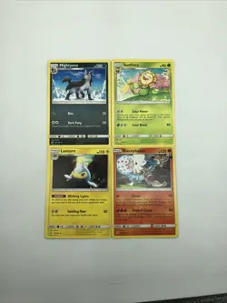 Lot Of 4 Pokemon TCG Non Holo Rare Cards See Pictures - Image 1
