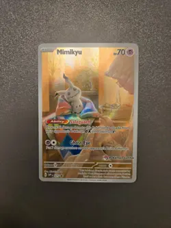 SEALED Pokemon Center Exclusive SVP #075 Mimikyu ETB Promo Pokemon TCG Card - Image 1