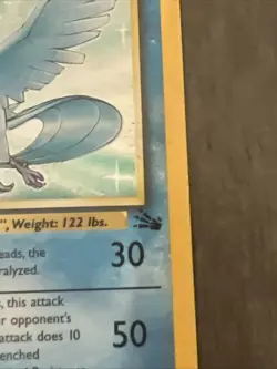 Pokemon TCG Articuno Fossil Holo Unlimited Rare Card 2/62 - Image 5