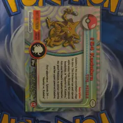 Topps Mint NM TV Animation Edition Kadabra #64 1999 Pokemon Card - Image 2