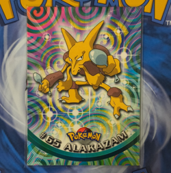 Topps Mint NM Tv Animation Edition Alakazam #65 1999 Pokemon Card - Image 1