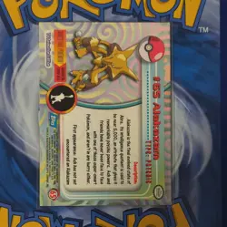 Topps Mint NM Tv Animation Edition Alakazam #65 1999 Pokemon Card - Image 2