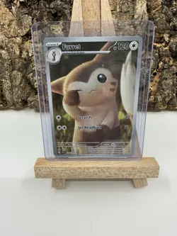 Pokemon TCG Furret Illustration Rare Card 168/159 2025 Journey Together - Image 1