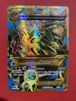 Primal Groudon EX (Shiny Full Art) 97/98 XY - Ancient Origins Pokemon Card TCG - Image 2