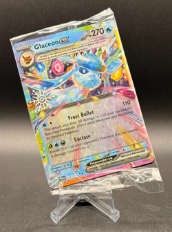 Pokemon Card Glaceon Ex 026/131 Prismatic Evolutions Snowflake Stamp Sealed NM - Image 1