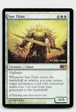 Sun Titan Foil M Prerelease Cards 35 NM - Image 1