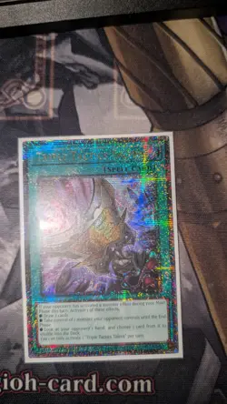 Triple Tactics Talent Quarter Century Secret Rare Card RA01-EN063 NM 1st - Image 1