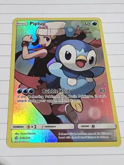 Piplup 239/236 Cosmic Eclipse Secret Rare Holo NM Pokemon Card - Image 2