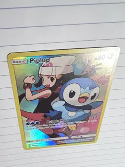 Piplup 239/236 Cosmic Eclipse Secret Rare Holo NM Pokemon Card - Image 4