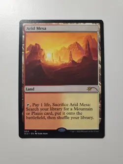 MTG Magic Arid Mesa Secret Lair Ultimate Edition SLU 004 NM - Image 1