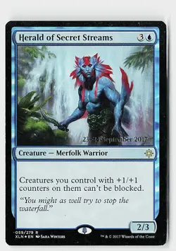 Herald of Secret Streams Foil R Prerelease Cards 59 LP - Image 1