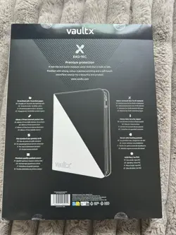 Vault X Exo-Tec Zip Binder XXL SV10.5 16 Pocket Black Bolt White Flare Pokemon - Image 2