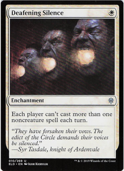 Deafening Silence 10 -Throne of Eldraine - NM - Image 1