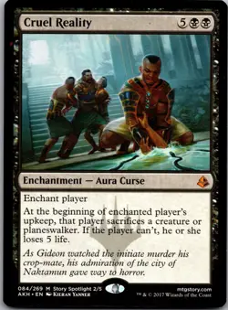 Cruel Reality 84 Mythic Amonkhet Magic: The Gathering Lightly Played - Image 1