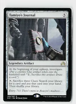 Tamiyo's Journal (Entry 922) R Shadows over Innistrad 265 NM - Image 1
