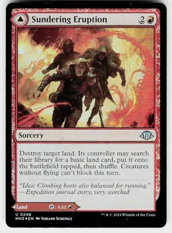Sundering Eruption Foil U Modern Horizons 3 248 NM - Image 1