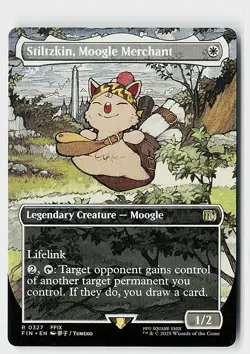 Stiltzkin, Moogle Merchant (Borderless) R FINAL FANTASY 327 NM - Image 1