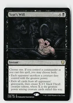Szat's Will R Commander Legends 152 NM - Image 1