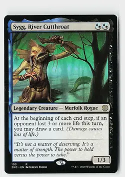 Sygg, River Cutthroat R Commander: Zendikar Rising 103 NM - Image 1