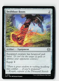 Swiftfoot Boots U Commander: The Lost Caverns of Ixalan 314 NM - Image 1