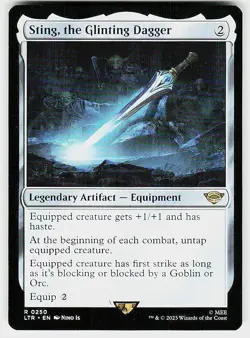 Sting, the Glinting Dagger R Universes Beyond: The Lord of the Rings 250 NM - Image 1