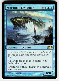 Stormtide Leviathan Foil R Magic 2011 (M11) 74 LP - Image 1