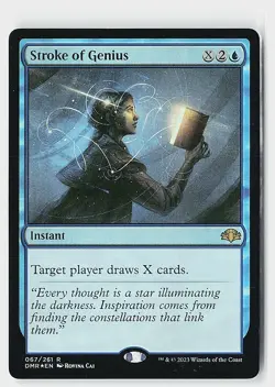Stroke of Genius Foil R Dominaria Remastered 67 NM - Image 1