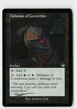 Talisman of Conviction (Retro Frame) (Foil Etched) Foil U Modern Horizons 33 NM - Image 1