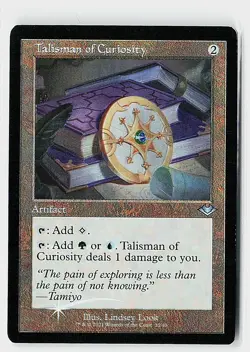 Talisman of Curiosity (Retro Frame) Foil U Modern Horizons 35 LP - Image 1