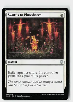Swords to Plowshares U Commander: Bloomburrow 109 NM - Image 1