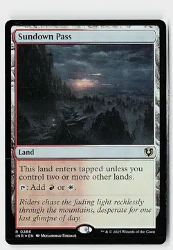 Sundown Pass Foil R Innistrad Remastered 286 NM - Image 1