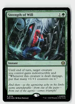 Strength of Will Foil R Marvel's Spider-Man 118 NM - Image 1