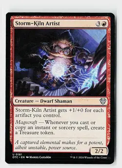 Storm-Kiln Artist U Commander: Outlaws of Thunder Junction 181 NM - Image 1