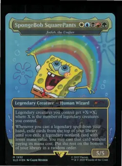 SpongeBob SquarePants Jodah, the Unifier Rainbow Foil 1932 SLD MTG NM - Image 1