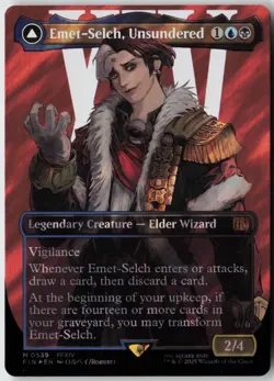 Emet-Selch, Unsundered (Borderless) (Surge Foil) (539) - Foil - FINAL FANTASY (F - Image 1