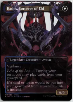 Emet-Selch, Unsundered (Borderless) (Surge Foil) (539) - Foil - FINAL FANTASY (F - Image 2