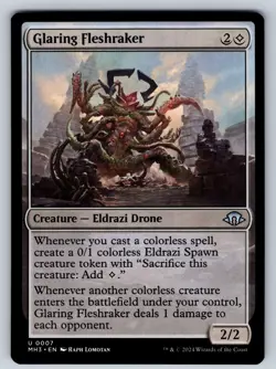 Glaring Fleshraker 7 Uncommon Modern Horizons 3 Magic: The Gathering LP - Image 1