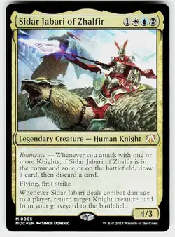 Sidar Jabari of Zhalfir Foil M Commander: March of the Machine 5 NM - Image 1