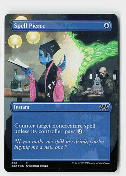 Spell Pierce (Borderless) Foil C Double Masters 2022 350 NM - Image 1