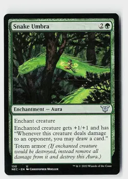 Snake Umbra C Commander: Kamigawa: Neon Dynasty 130 NM - Image 1