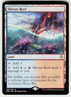 Shivan Reef R Dominaria United 255 NM - Image 1