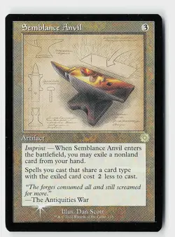 Semblance Anvil (Schematic) Foil R The Brothers' War: Retro Frame Artifacts 115 - Image 1