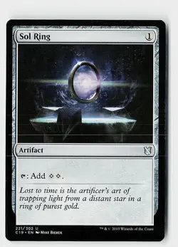 Sol Ring U Commander 2019 221 NM - Image 1