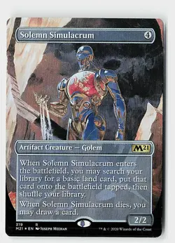 Solemn Simulacrum (Alternate Art) Foil R Core Set 2021 319 NM - Image 1