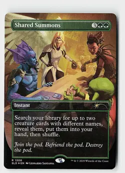 Shared Summons (Rainbow Foil) Foil R Secret Lair Drop Series 1308 NM - Image 1