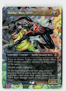 Spider-Man 2099 (Borderless) Foil R Marvel's Spider-Man 205 NM - Image 1