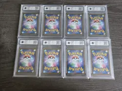 Bundle 8 Pokemon Card Slabs Bundle RKT Graded 10 Ultra Rare - Image 2